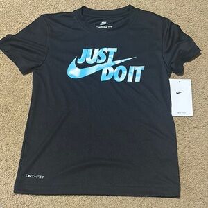 Nike Black Dri-FIT T-Shirt- Boys Size 7